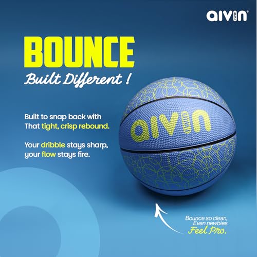 Image of Aivin THRE3ZY Mini Basketball Size 3 - Compact Design | Pro Grip & Durable Build | for Kids, Teens & Youth