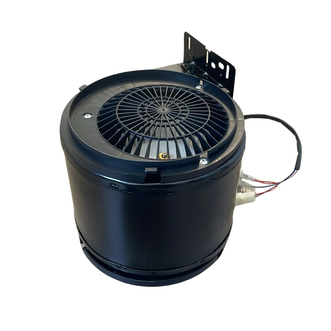 Xodo Store Ventilateur centrifuge longueur totale : 210 mm, dimensions de la buse : 160 x 92 mm, pour poêles à granulés DEVILLE, PUROS