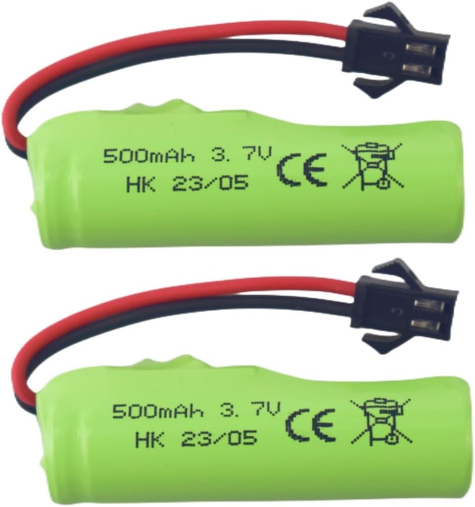 2PCS 3.7V 500mah lithium battery for DE35 DE38 DE40 DE50 TB202 TB201 TM201 TM202 TC141 DE44 DE55 TS201 TD202 TD161 Double-sided Roll Stunt RC Car Spare Battery