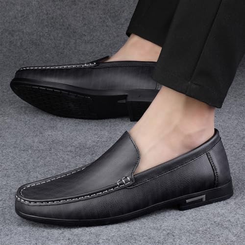 Dress Shoes for Men Men's Casual Leather Loafers Stylish Boat Shoes for Men4