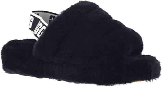 アグ UGG # FLUFF YEAH SLIDE GIRLS スリッパサンダル Amazon | UGG レディース Fluff Yeah スライドスリッパ