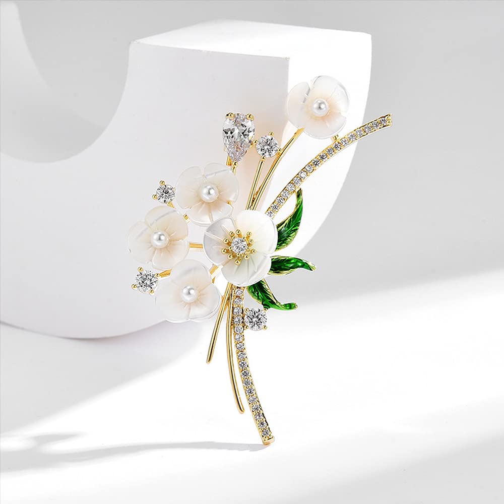Broches para Mujer, Broche de Ramo de Flores, Broche para Traje, Solapa, Vestido