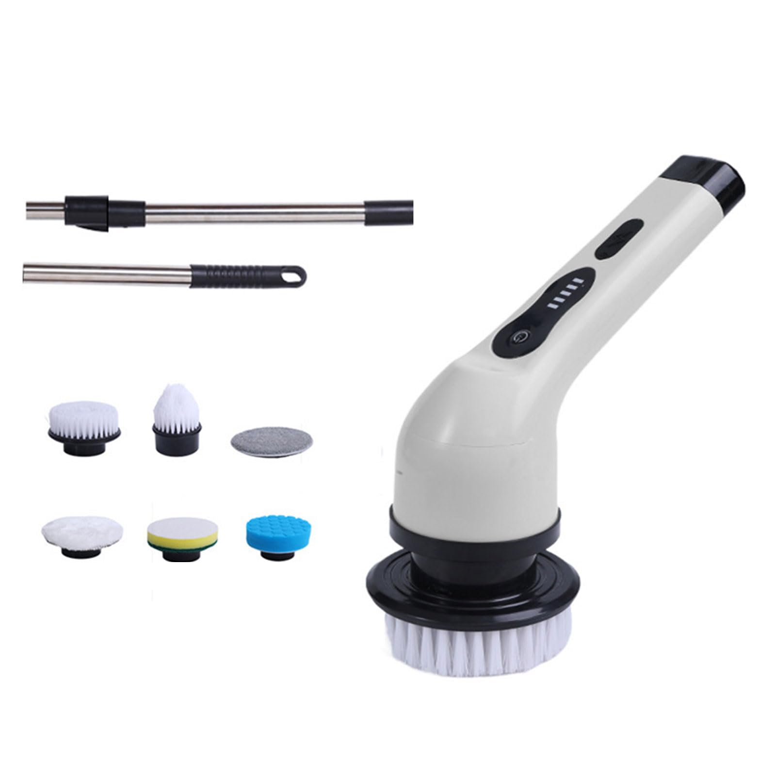 Mekalero Electric Household Cleaning Brush Power Scrubber Multifunctional Cleaning Brush for Kitchen Bathroom Kitchen Bathroom Electric