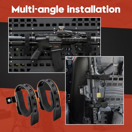 2-Pack Gun Rack for Tactical Rigid MOLLE Insert Panels by Forccord - Image 6