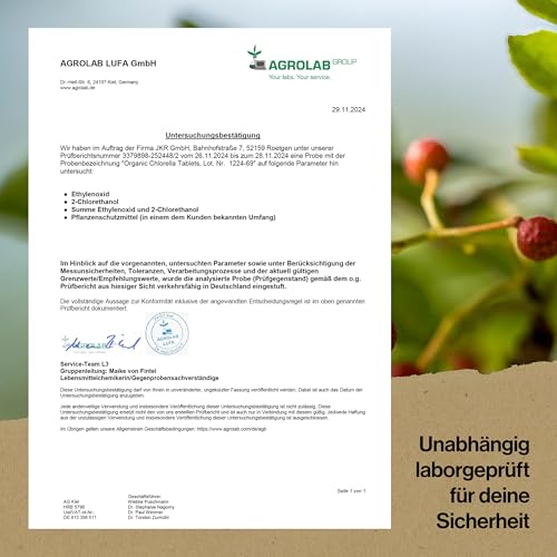 SPINTZ® 200 Stk. Bio Chlorella Bio Presslinge 100% kontrolliert biologischer Anbau | Vegane Tabletten 500mg/Tab… – Ansicht 5