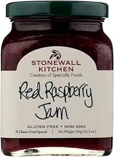 Stonewall Kitchens Red Raspberry Jam 13-Ounce Jars (Pack of 6)