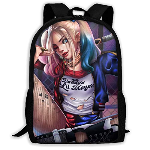 Harley Quinn Bolso para Portátil Escolar Mochilas Escolares Mujer por Hombres Mujeres