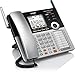 VTech CM18445 Main Console - DECT 6.0 4-Line Expandable Small Business Office Landline Phones with Answering Machine System, Desk Phone, Corded Telephone for Home and Office (Renewed)