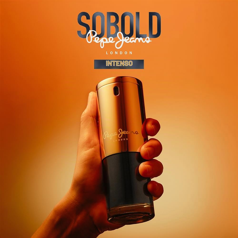 Pepe Jeans SoBold Intense For Him Profumo Uomo 100ml | Eau de Parfum, Fragranza Ambrata e Speziata, Profumi Uomo