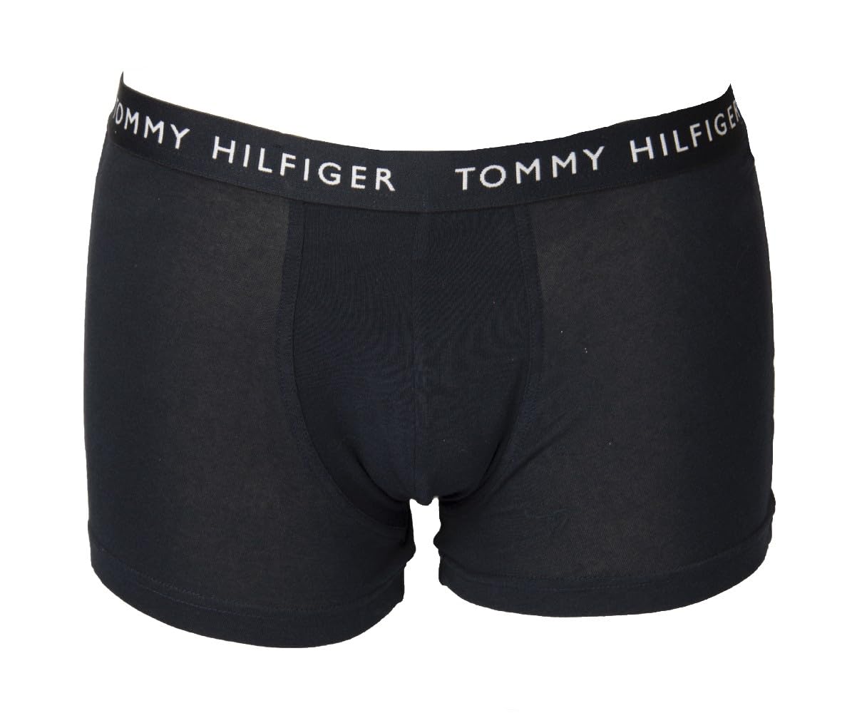 Tommy Hilfiger Boxer Uomo TH Confezione 3 Pezzi Elastico a Vista Cotone Elasticizzato Underwear Articolo XM0XM02090 Trunk 3P, 0G2 Desertsky/Natnfrost/Triplestripe, M