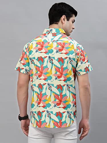 Image of Style Quotient Men Beige Comfort Casual Shirt
