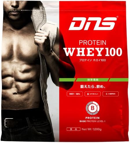 Amazon Dnsプロテインホエイ100 抹茶風味 1000g Dns ホエイプロテイン