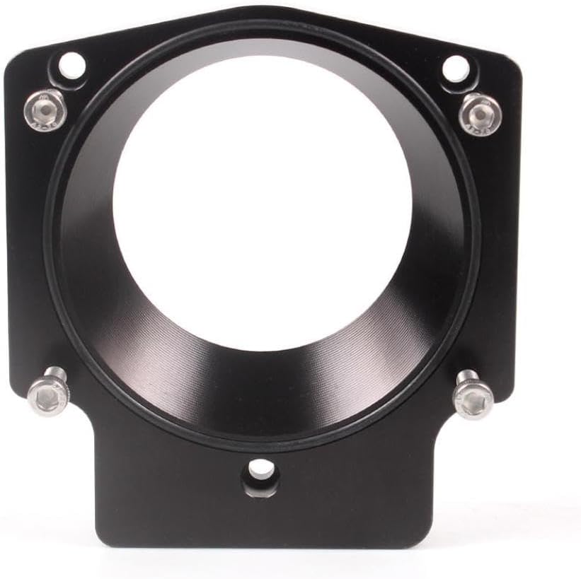 Manifold Adapter Plate For 92MM Throttle Body Compatible With GM GEN III LS1 LS2 LS6 LSX LS4 BK RS THB025(black)