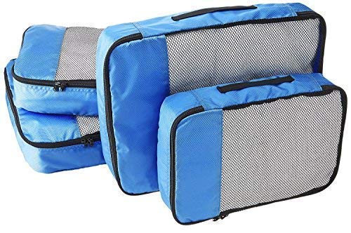 Image of Rl Blue Combo Of 4 Small .Medium , Large And Slim Packing Organizer