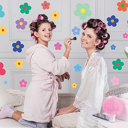 Payutou 8 Sheet 48Pcs Wall Stickers For Girls Bedroom Floral Wall Stickers Flower Wall Corner Decals Baby Girl Wall Stickers Nursery Bedroom Classroom Wall Decor #TOP2