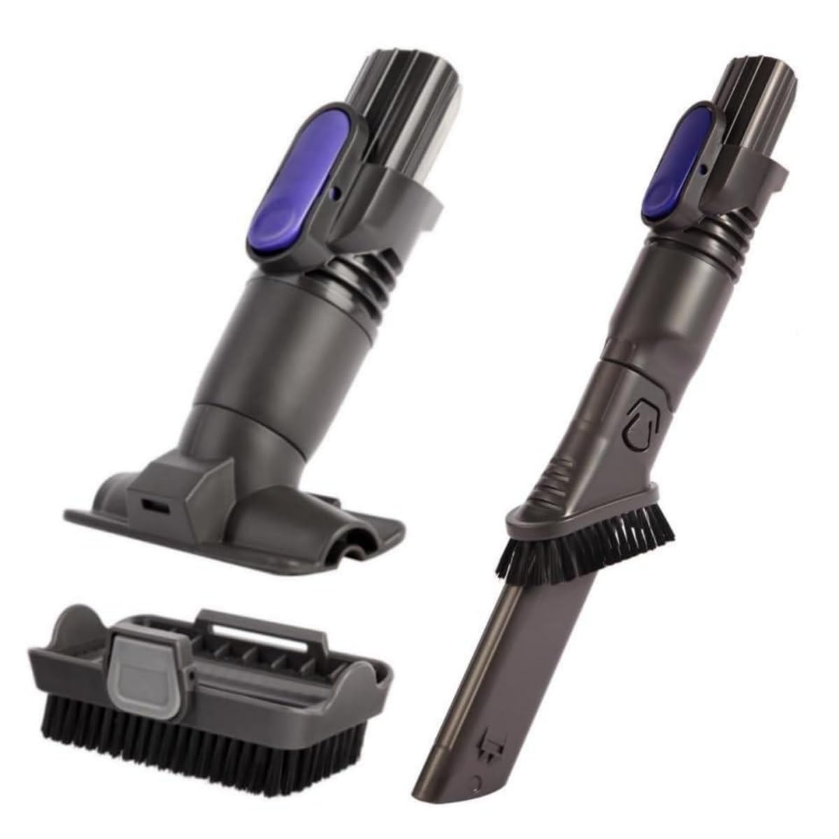 Upgraded Removable two-in-one Tool Brush for D-Shaped Vacuum Replacement Parts Compatible with Shark Pet Cordless Stick IX141 IZ462H IZ483H IZ363HT