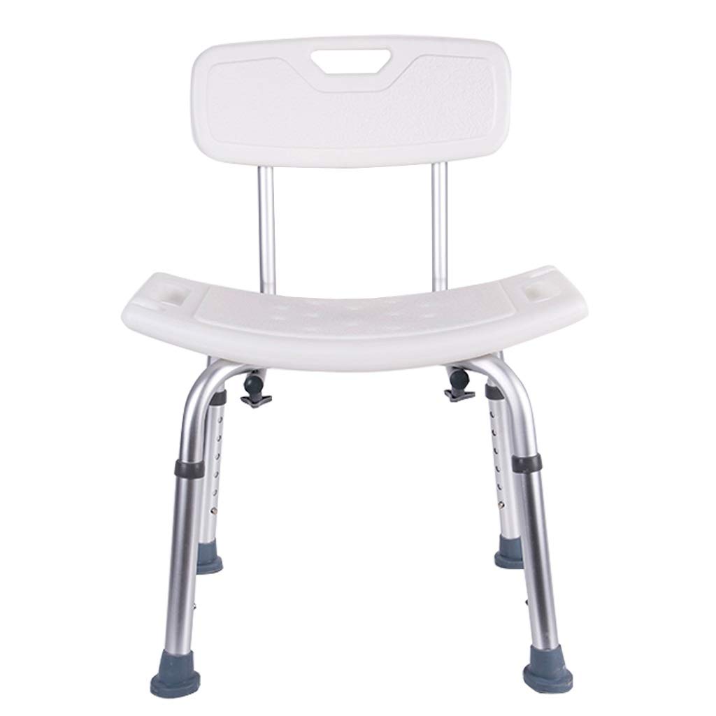 Sillas de ducha de la economía y de heces for los ancianos o discapacitados con Volver - ajustable asiento for la ducha, bariátrica Calificación del baño de asiento for los usuarios de mayor tamaño, B