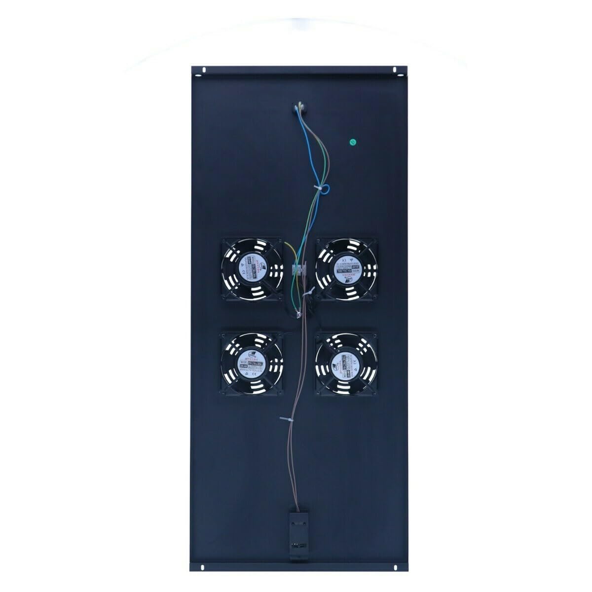 Lüftereinheit - Ventilator Paket mit 4 Ventilatoren und Thermostat geeignet für Serverschränke mit Einer Tiefe von 1200mm