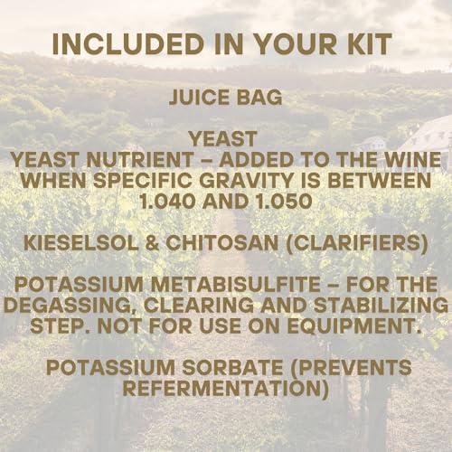 Image of Master Vintner Winemaker's Reserve Sauvignon Blanc Wine Homebrew Kit, 6 Gal