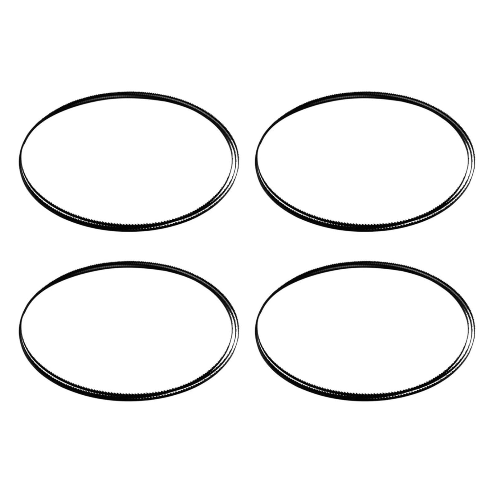 Band Saw Blades, 4 Pack 2215x16x0.5mm Bandsaw Blades 6 TPI SK5 Band Saw for Cutting Wood, PVC, Thin Aluminium