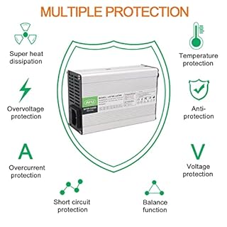 60V 3A Lead Acid Battery Charger Used for 60V Lead Acid AGM Gel VRLA OPZV Battery 69V Smart Charger with DC Output 3pin C13 Connector