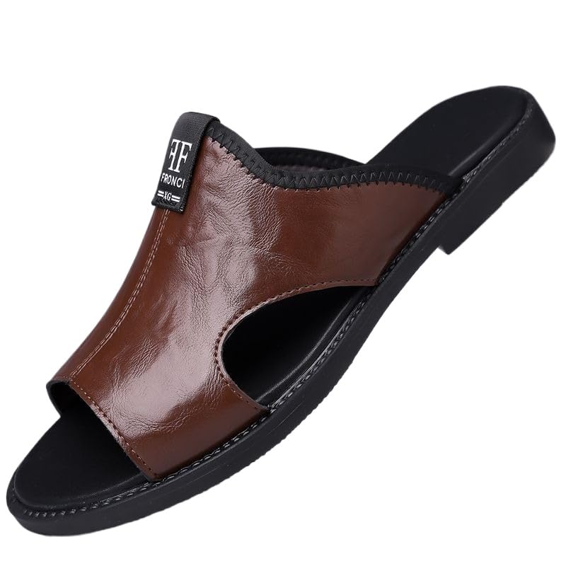 Men's anti-slip casual beach shoes, with soft soles and comfortable interior padding, are perfect for outdoor and casual wear.