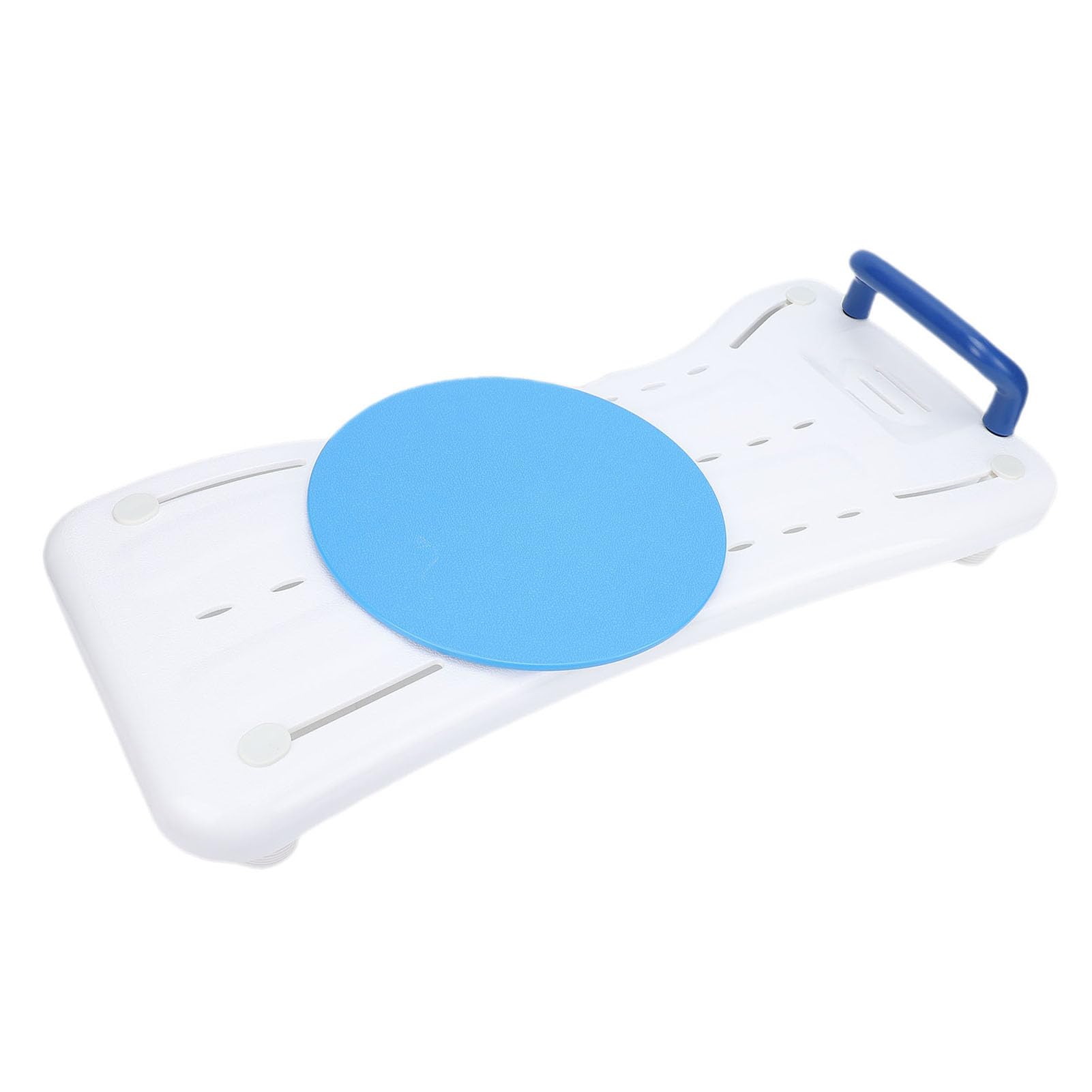 Emoshayoga Banco de Transferencia de Bañera Giratorio, Asiento de Ducha Antideslizante de Plástico Resistente para Baño de Personas Mayores
