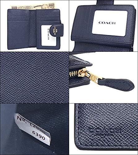 COACH　コーチ　C6390　二つ折り財布　クロスグレイン　ミディアム 楽天市場】COACH アウトレット コーチ C6390 IMBLK クロス