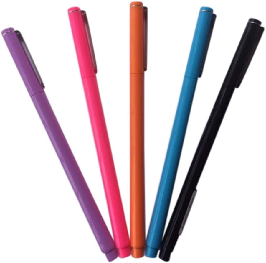 LePen Journaling Pen Set Bundle, Four Brilliant Colors Plus Black, No Bleed Fine Point