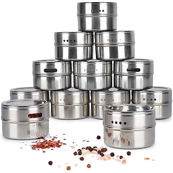 Buy BWOGUE Spice Jars For Refrigerator, Seasoning Storage
