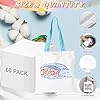 60 Pack Canvas Tote Bags Bulk 13X15 Inch Sublimation Blanks Tote Bags With Handles for DIY Crafting Heat Transfer Vinyl, Personalized Gifts for Women Men, Halloween Thanksgiving Birthday Gift - White #1