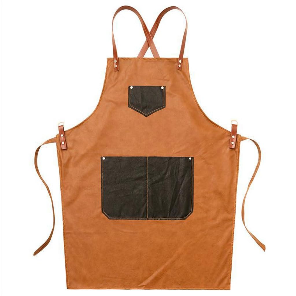 Delantal de Cocinero Delantales for cocina, chefs masculinos y femeninos, té con leche, cafetería, peluquería, manicura, ropa de trabajo de restaurante Delantales de Cocina