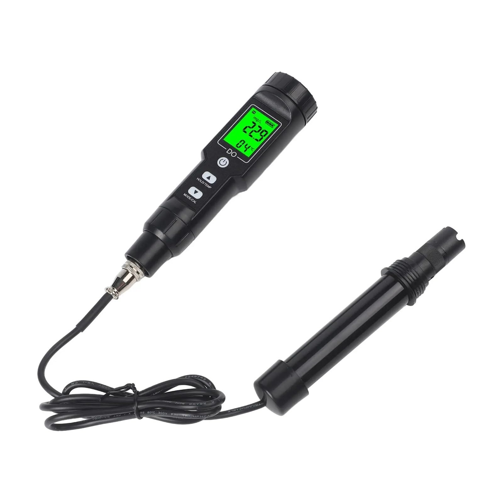 Misuratore di ossigeno e tester 'acqua for acquario, analizzatore accurato della temperatura 'acqua, strumento compatto for analisi 'acqua all'aperto for spa, acquario e laghetto