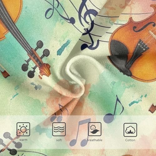 Toddler Girl Briefs, Violins Girls' Cotton Brief Underwear, 2–8 Years3