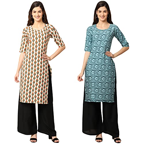 Image of Pinkmint Women's Crepe Regular Kurta