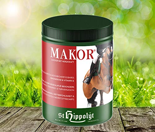 St. Hippolyt Makor 1 kg - Futter für Senioren-Pferde, Kräuterkomposition, 1 kg