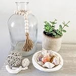 Grandes perles en bois, 150Pcs Perles en bois rond, perles en bois non finies pour Macrame Artisanat Bijoux faisant décoration maison, 20mm