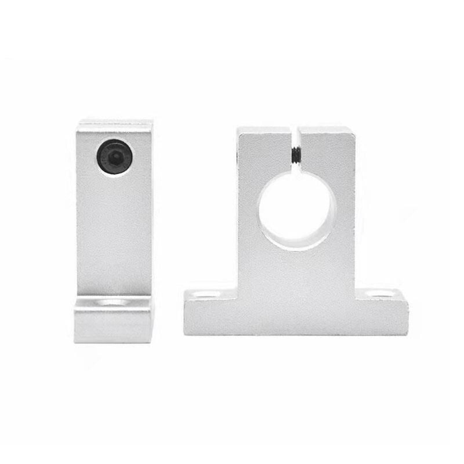 2x Support Guidage Arbre Linéaire SK12 12mm - Alliage Aluminium Pour CNC Machine Bois Gravure
