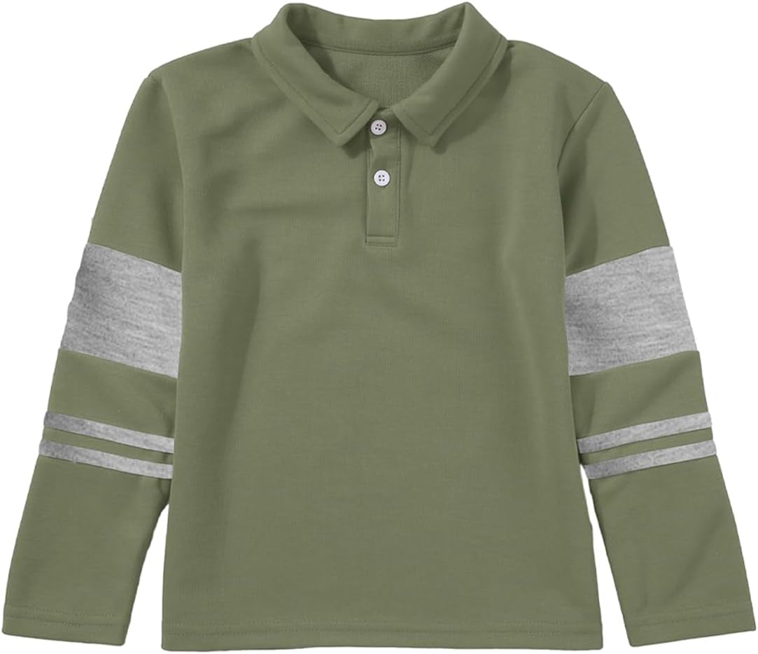 blibean Boys Long Sleeve Polo Shirt School Uniform Size 6-15 Years blibean Boys Long Sleeve Polo Shirt School Uniform Size 6-15 Years