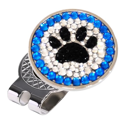 犬 ドッグ シルエット ゴルフマーカー ガラスストーン 33mm マグネット入ハットクリップ付 ラウンド用品 コンペ 景品