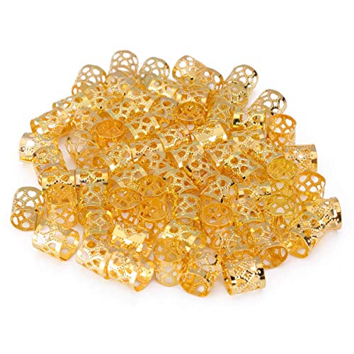 200-pcs-Dreadlocks-Beads-Hair-Braid-Rings-Clips-Dread-Locks-Hair-Braiding-Metal-Cuffs-DecorationAccessories-Jewelry-Silver-and-Gold-unisex