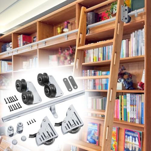 �f�p�ȃ��C�u�����[���[�����O�L�b�g�A���ϋv�X���C�h���[���g���b�N�n�[�h�E�F�A 100cm-732cm �N���[�[�b�g���_�[�t���Z�b�g�I�[���[�V�X�e�� (���_�[�Ȃ�)(Telescopic,100cm �g���b�N�L�b�g)