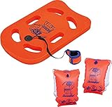 Surfer Board + Schwimmflügel Bema Happy People, Schwimmflügel (30-60 kg, Surfer Board Orange + Schwimmflügel)