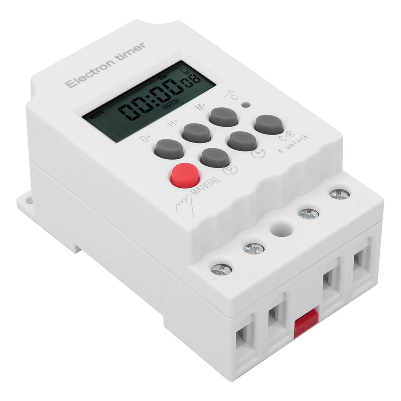 YUKERMARB Electronic Timer Switch, KG316T‑II 220VAC 30A Microcomputer Intelligent Programmable Microcomputer Time Switch
