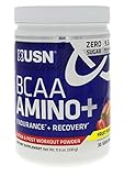 USN BCAA Amino + Fruit Punch for Stimulant Free Muscle, Training and Endurance Boosts 30 Servings