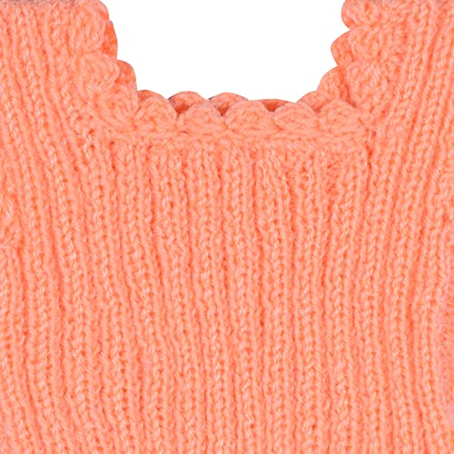 Image of Handmade Daily Use New Born Baby Combo Sweaters Upto 6 Months for Boys & Girls Pack of 2 Color: Multicolor (RTZNBPWC 03) (0 Months - 6 Months, Peach)