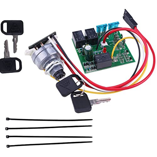 JEENDA AM132500 Ignition Switch Module with Keys Compatible with John Deere GX255 GX325 LX255 LX266 LX277 LX279 LX280 LX288 GX335 GTX345 GX355 GT225 GT235 GT245 X465 X575 X585 X595 325 335 345 355D