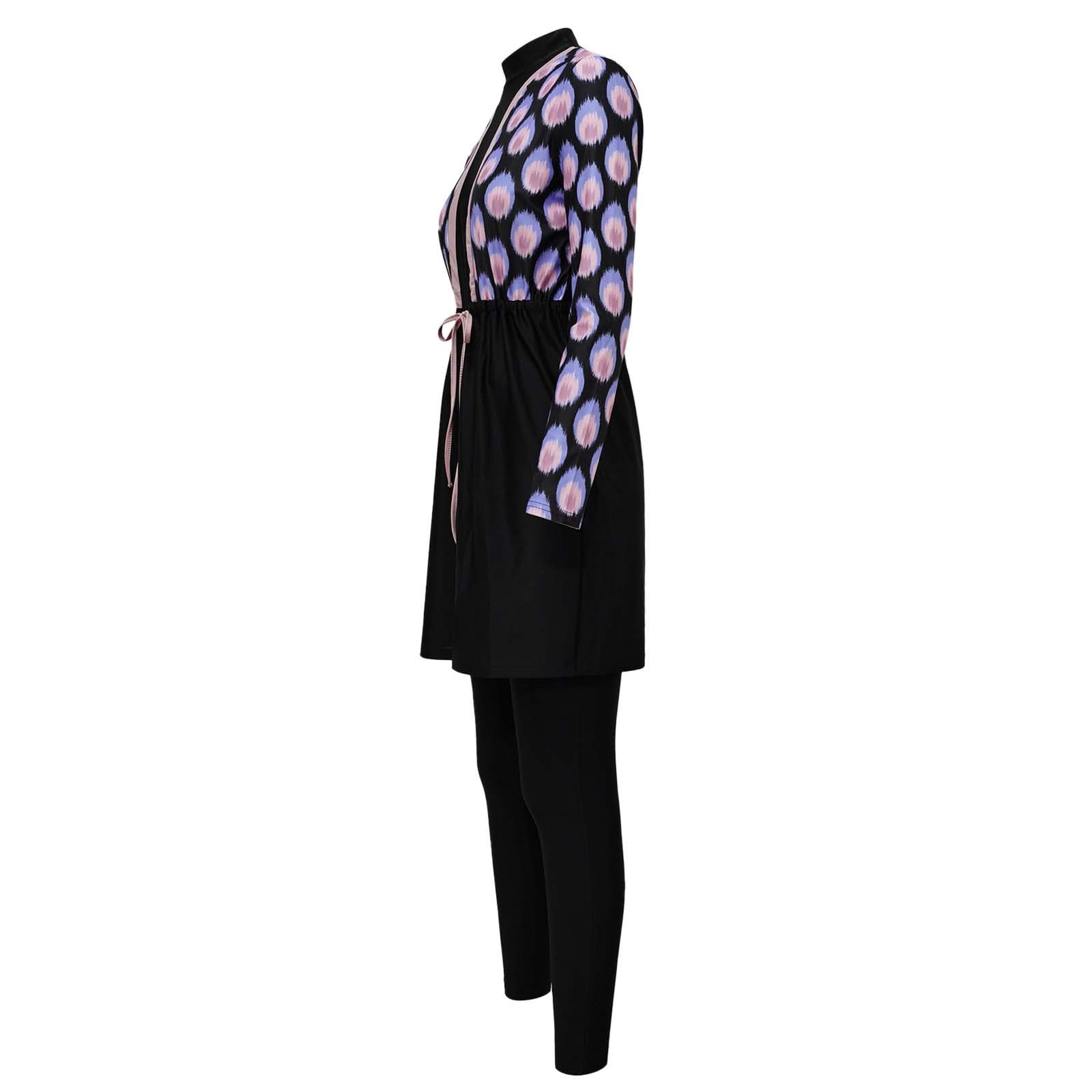 Generisch Tankini Damen Große Größen Muslimische Badeanzug Muslim Islamischen Bescheidene Badebekleidung Modest Swimwear Beachwear Burkini Für Damen
