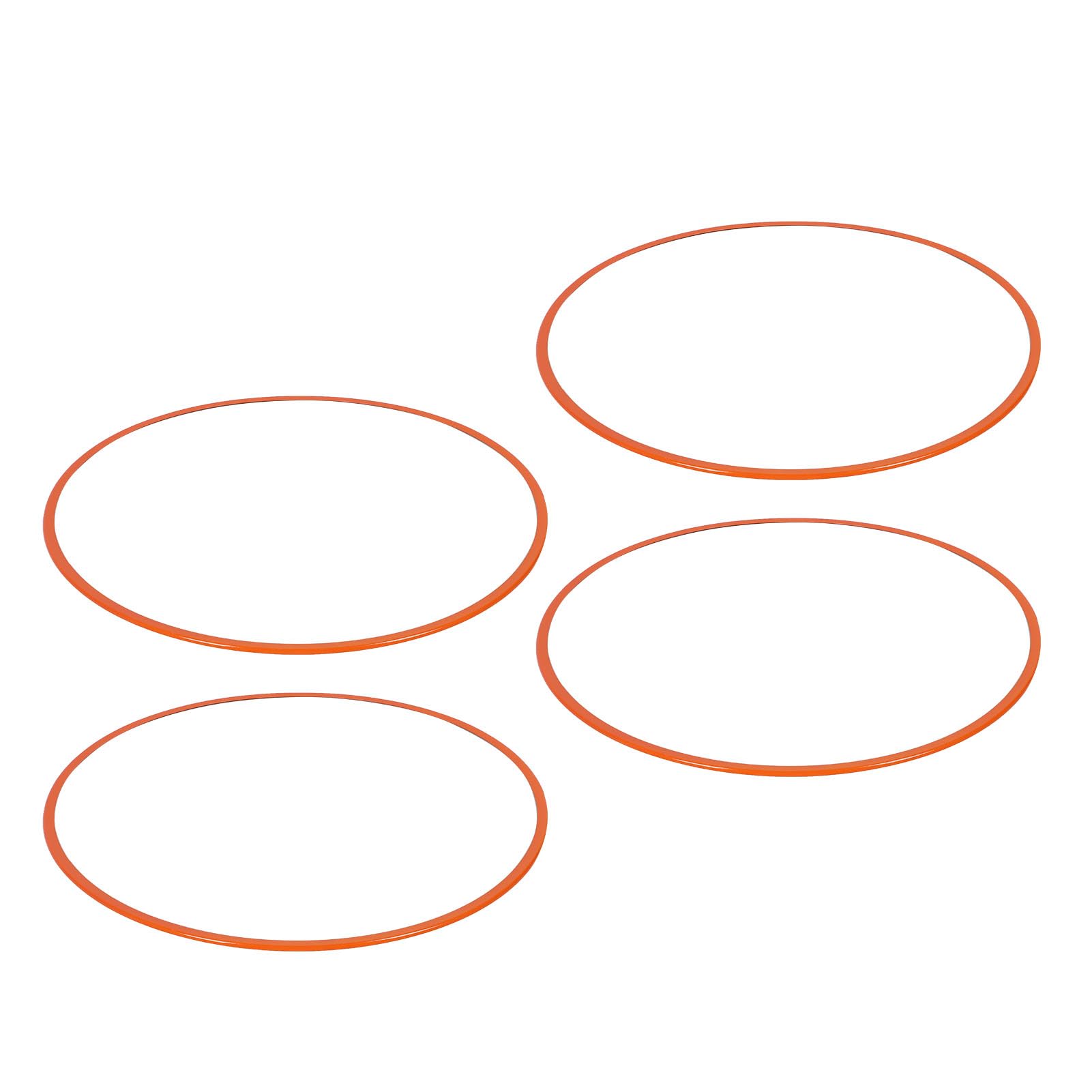 Yctze Anneau de de Jante de Voiture en Alliage D'aluminium de 20 Pouces Orange Ensemble de 4 Protecteurs de Jante Faciles à Installer Universel en Alliage