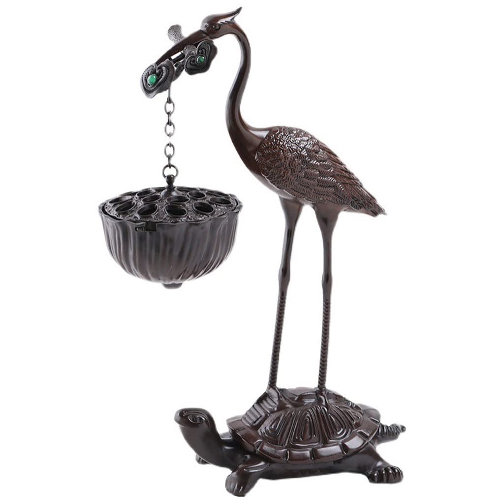Basxdrfxz A Incense Holder Base Lotus Hanging Furnace Incense Plate Home Living Room Bedroom Ornaments S Backflow(A)